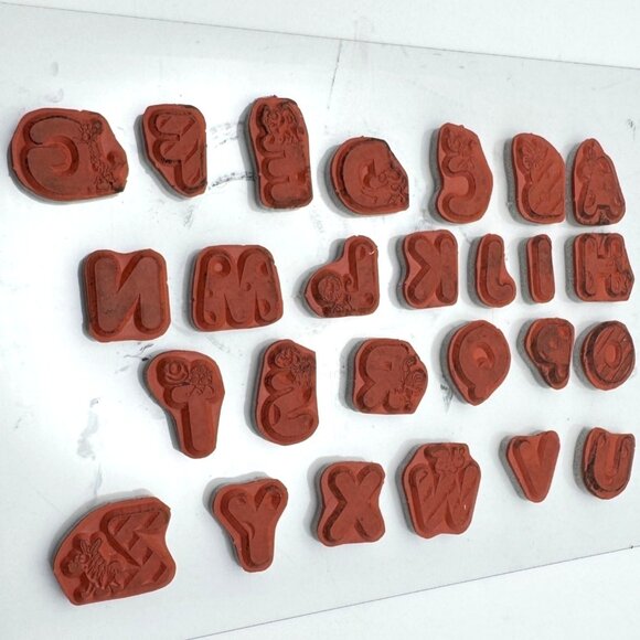 Fun Stampers Journey Full Alphabet Animal Rubber Stamps Crafting Card Making - Picture 10 of 10